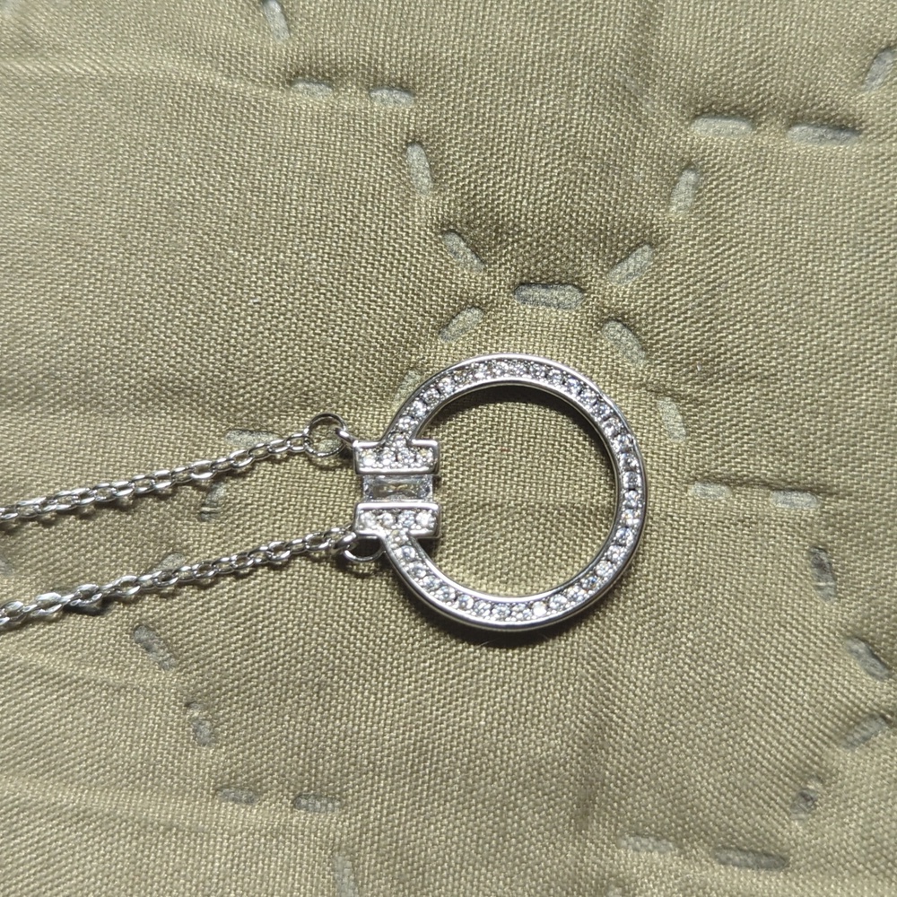 Tiffany's Inspired Circle T Necklace